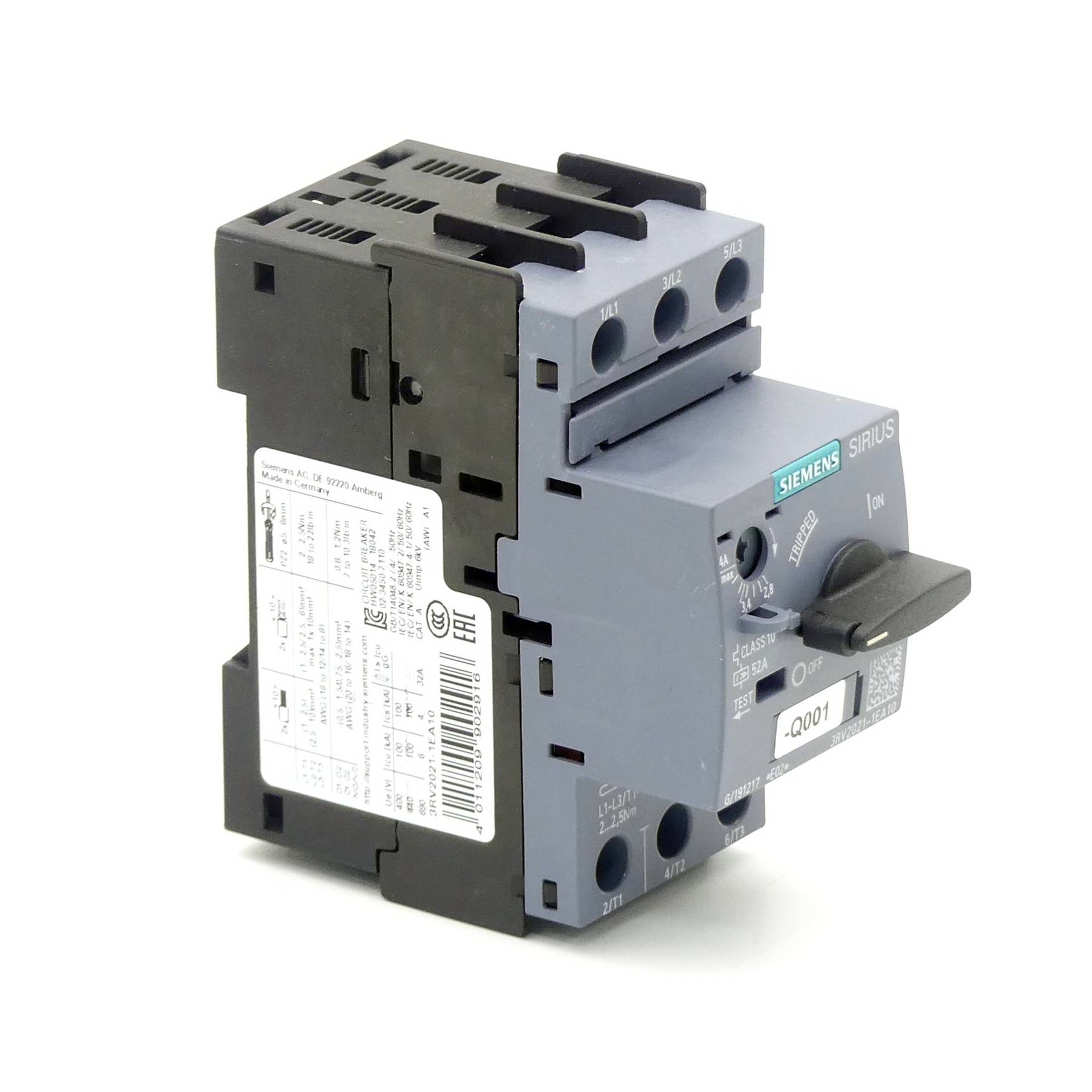 Siemens Leistungsschalter (3RV2021-1EA10)