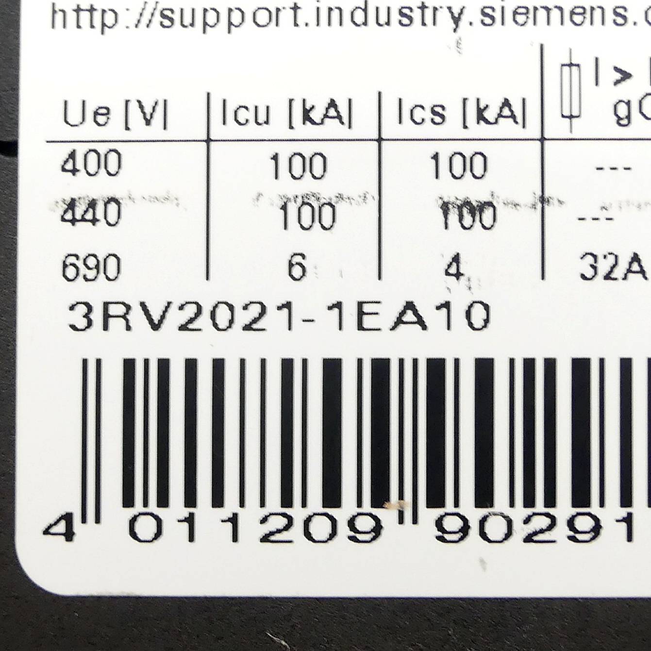 Siemens Leistungsschalter (3RV2021-1EA10)