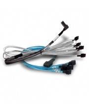 Broadcom Kabel 1x8 SFF-8654 to 2x4 SlimSAS 1M Multimedia-Technik