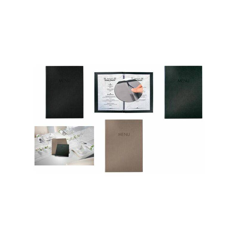 sigel Speisekarten-Mappe MENU, DIN A4, schwarz