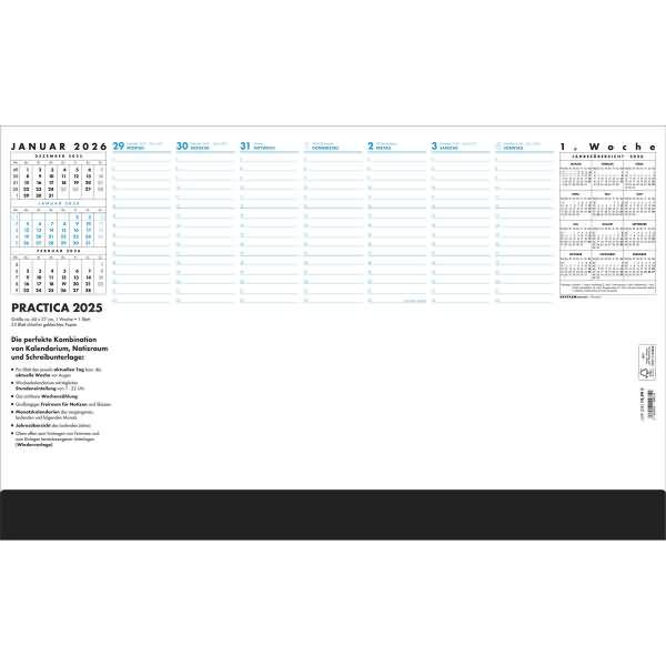 Schreibunterlage Practica 102 59,5x37 1 Woche/1 Blatt 2026
