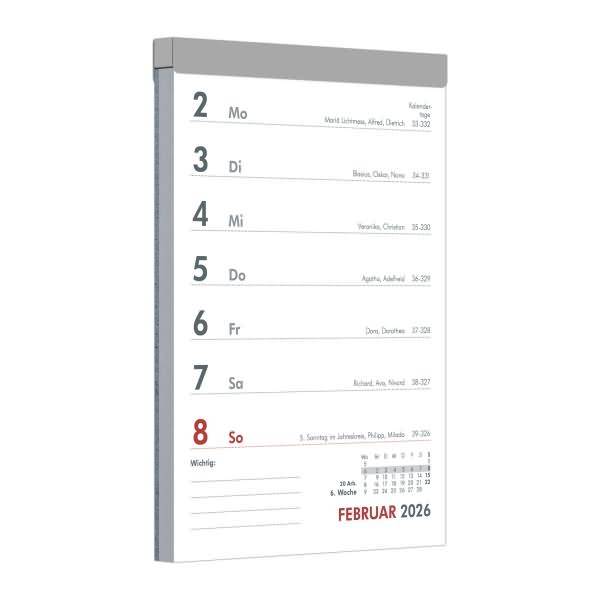 Wochenabreißkalender 325 10,5x14,6cm 2026