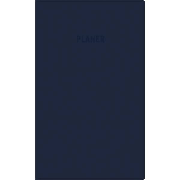 Taschenplaner 520 9,5x16cm 1 Monat/2 Seiten blau 2026