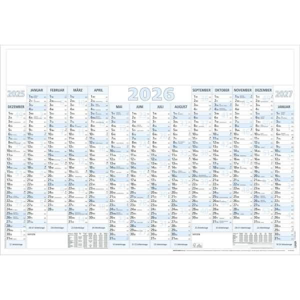 Plakatkalender 915 100x70cm 14 Monate 2026