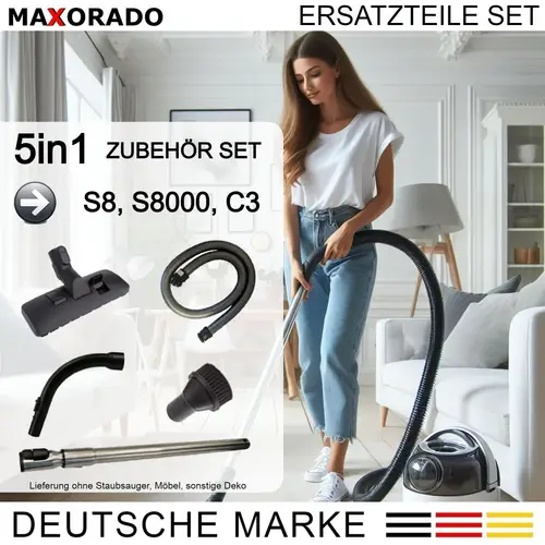 Kombidüse + Rohr + Handgriff + Schlauch für Miele C2 C3 S8 S8340 S8430 SERIES 10563760 7863552 7863553 7863554 7863555 Kombidüse + Rohr + Handgriff + Schlauch für Miele C2 C3 S8 S8340 S8430 SERIES 10563760 7863552 7863553 7863554 7863555