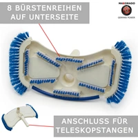 Premium Poolsauger Düse weiß Bodendüse Bodensauger Pooldüse I Reinigung Zubehör Pools Schwimmbecken Reinigung Zubehör Premium Poolsauger Düse weiß Bodendüse Bodensauger Pooldüse I Reinigung Zubehör Pools Schwimmbecken Reinigung Zubehör