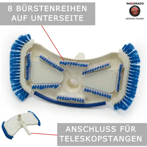 Premium Poolsauger Düse weiß Bodendüse Bodensauger Pooldüse I Reinigung Zubehör Pools Schwimmbecken Reinigung Zubehör Premium Poolsauger Düse weiß Bodendüse Bodensauger Pooldüse I Reinigung Zubehör Pools Schwimmbecken Reinigung Zubehör