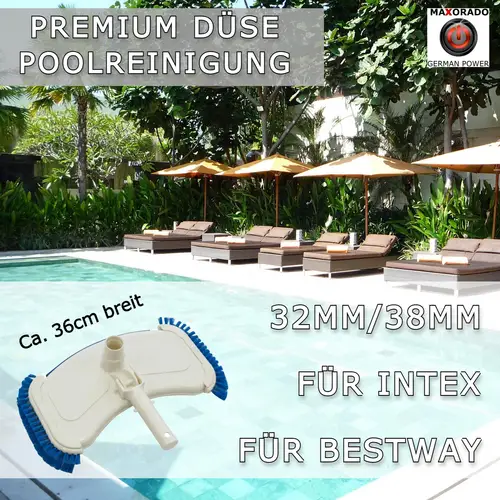 Premium Poolsauger Düse weiß Bodendüse Bodensauger Pooldüse I Reinigung Zubehör Pools Schwimmbecken Reinigung Zubehör Premium Poolsauger Düse weiß Bodendüse Bodensauger Pooldüse I Reinigung Zubehör Pools Schwimmbecken Reinigung Zubehör