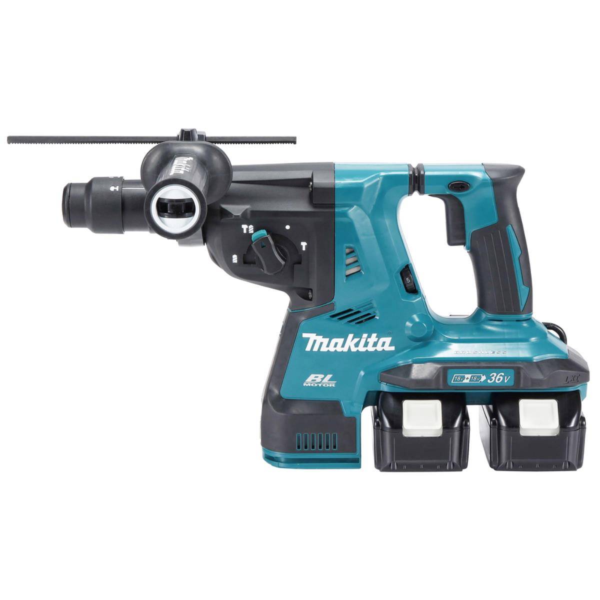 Makita Akku-Bohrhammer LXT 18 V x 2 • SDS-PLUS • 28 mm • 2,9 J