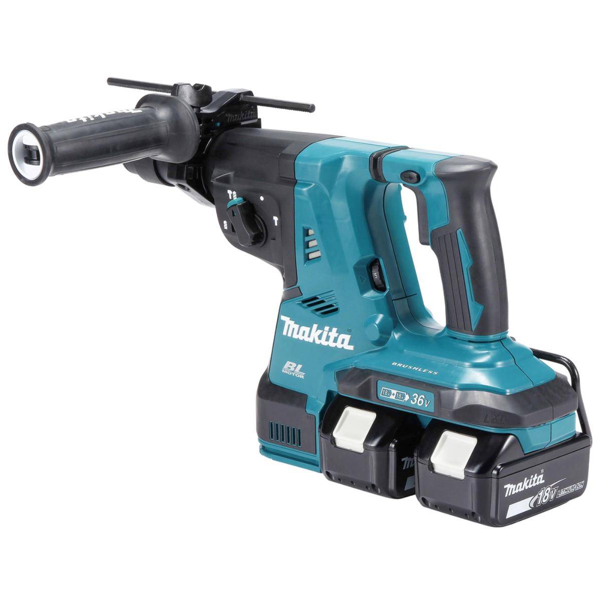 Makita Akku-Bohrhammer LXT 18 V x 2 • SDS-PLUS • 28 mm • 2,9 J