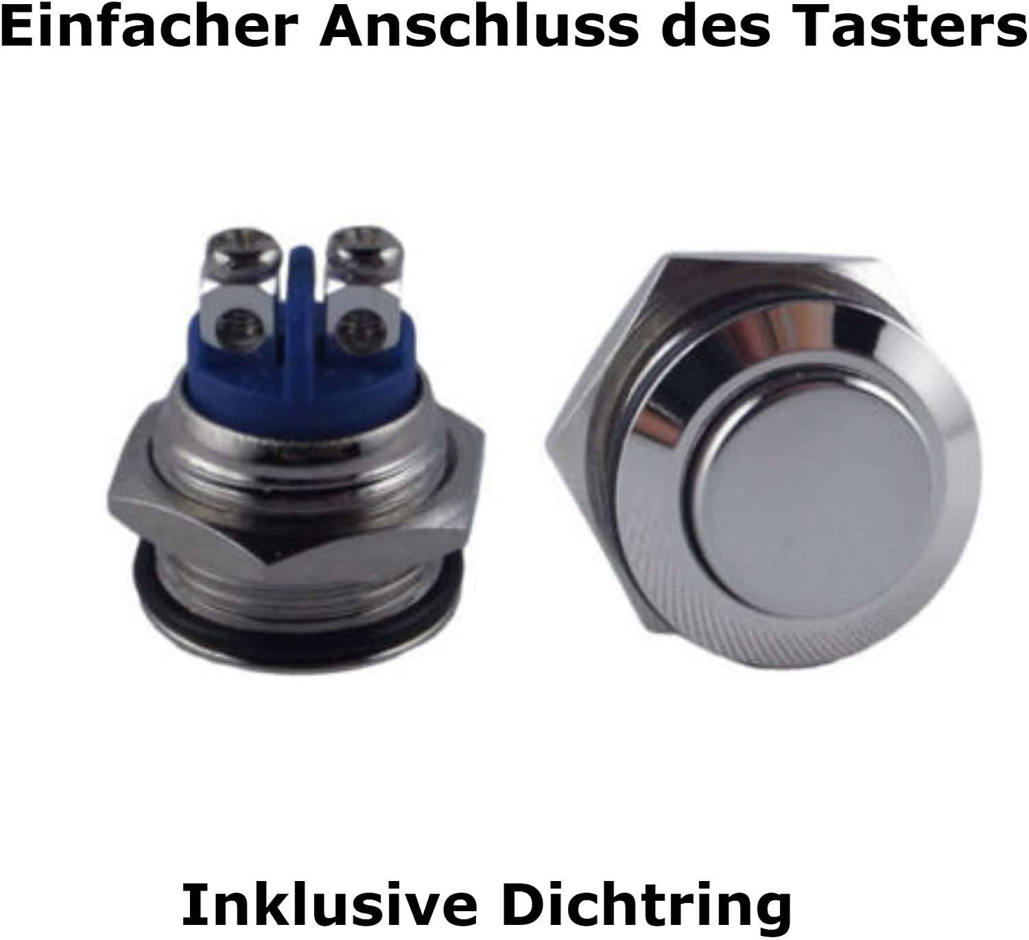 Design V2A Edelstahl Klingelplatte Klingel Platte Schild Klingelschild Türklingel Klingelknopf Drücker Door Bell Plate