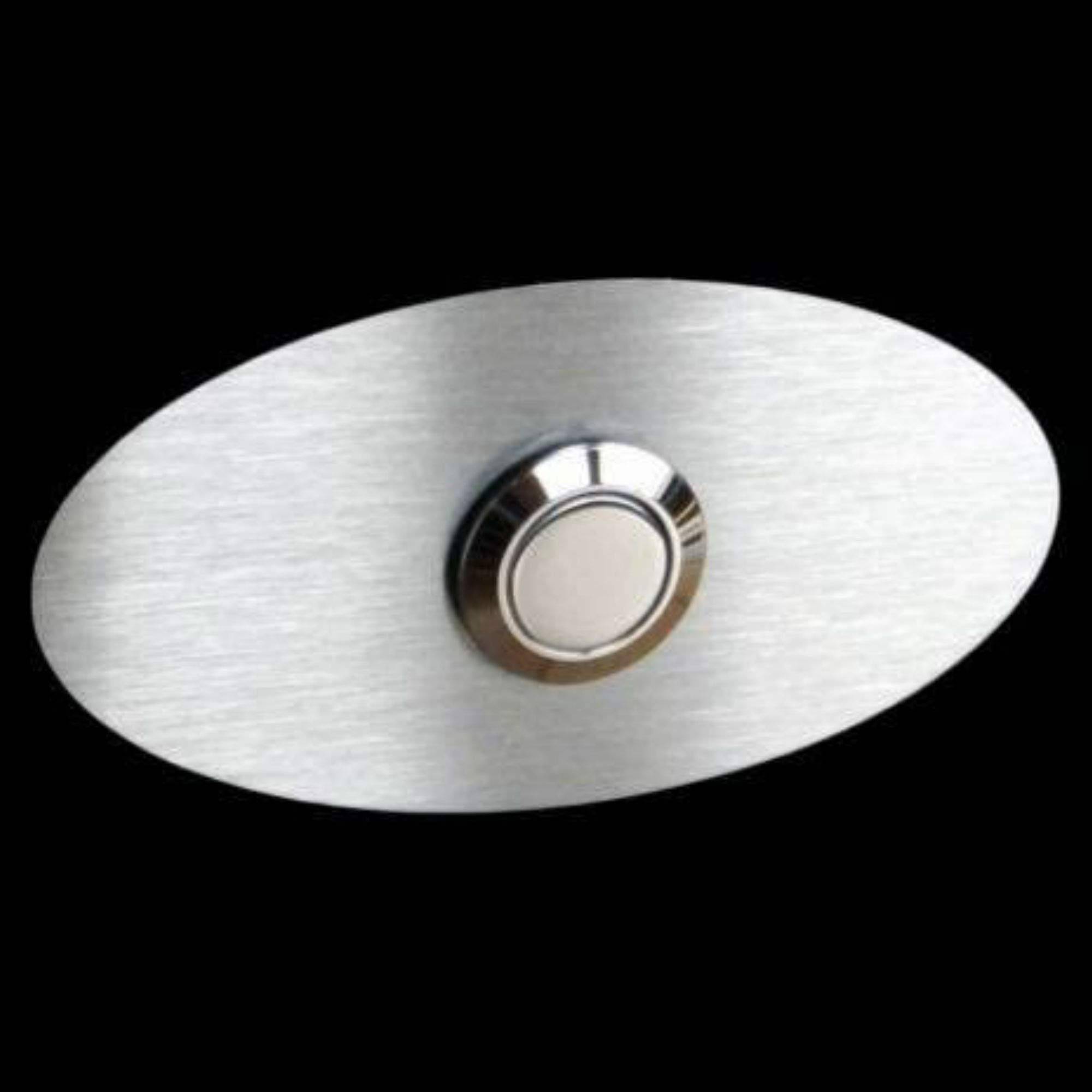 Design V2A Edelstahl Klingelplatte Klingel Platte Schild Klingelschild Türklingel Klingelknopf Drücker Door Bell Plate