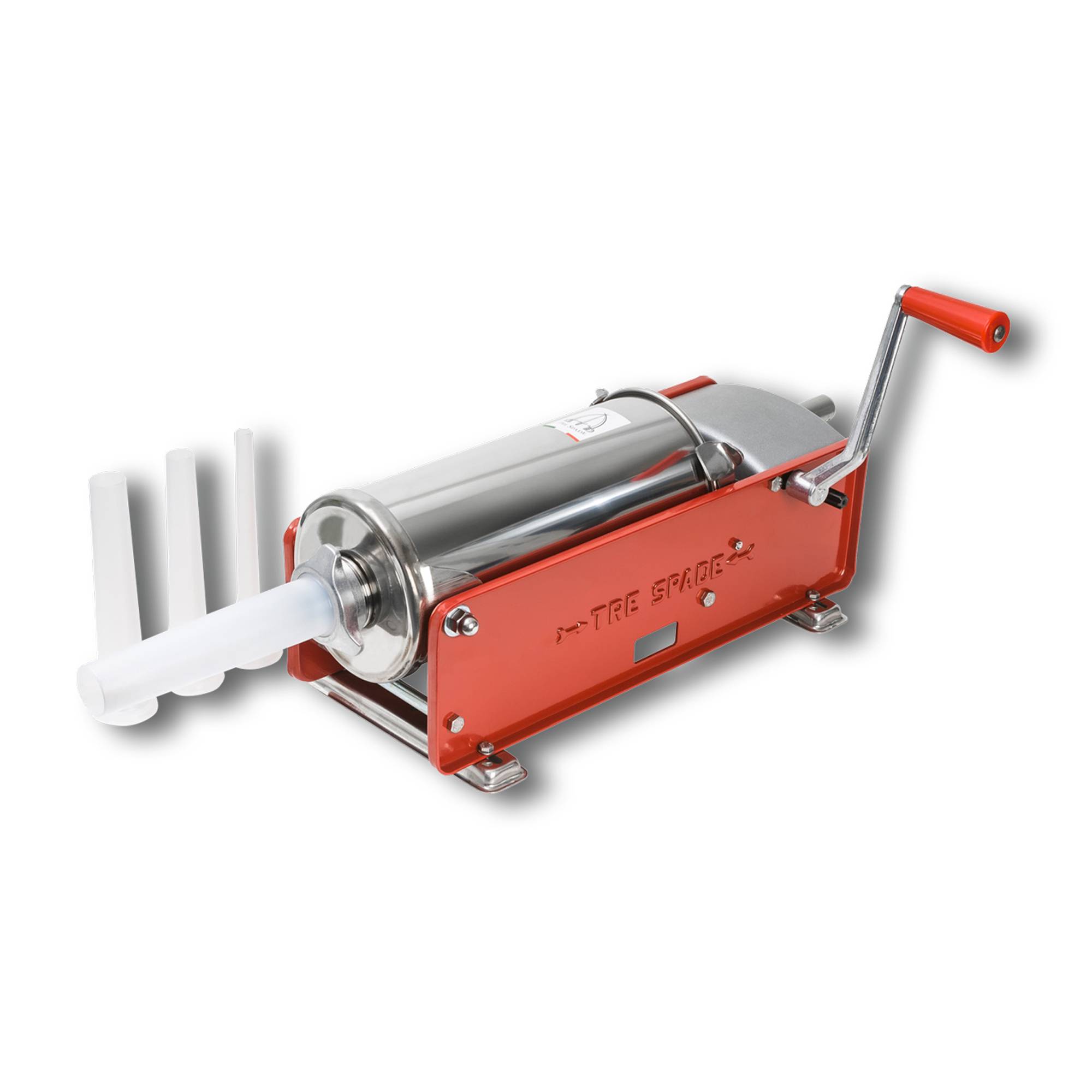 3L 5kg Wurstfüller Wurstpresse Wurstfüllmaschine Wurstspritze Wurst Maschine Edelstahl manuell Küche Fleischverarbeitung