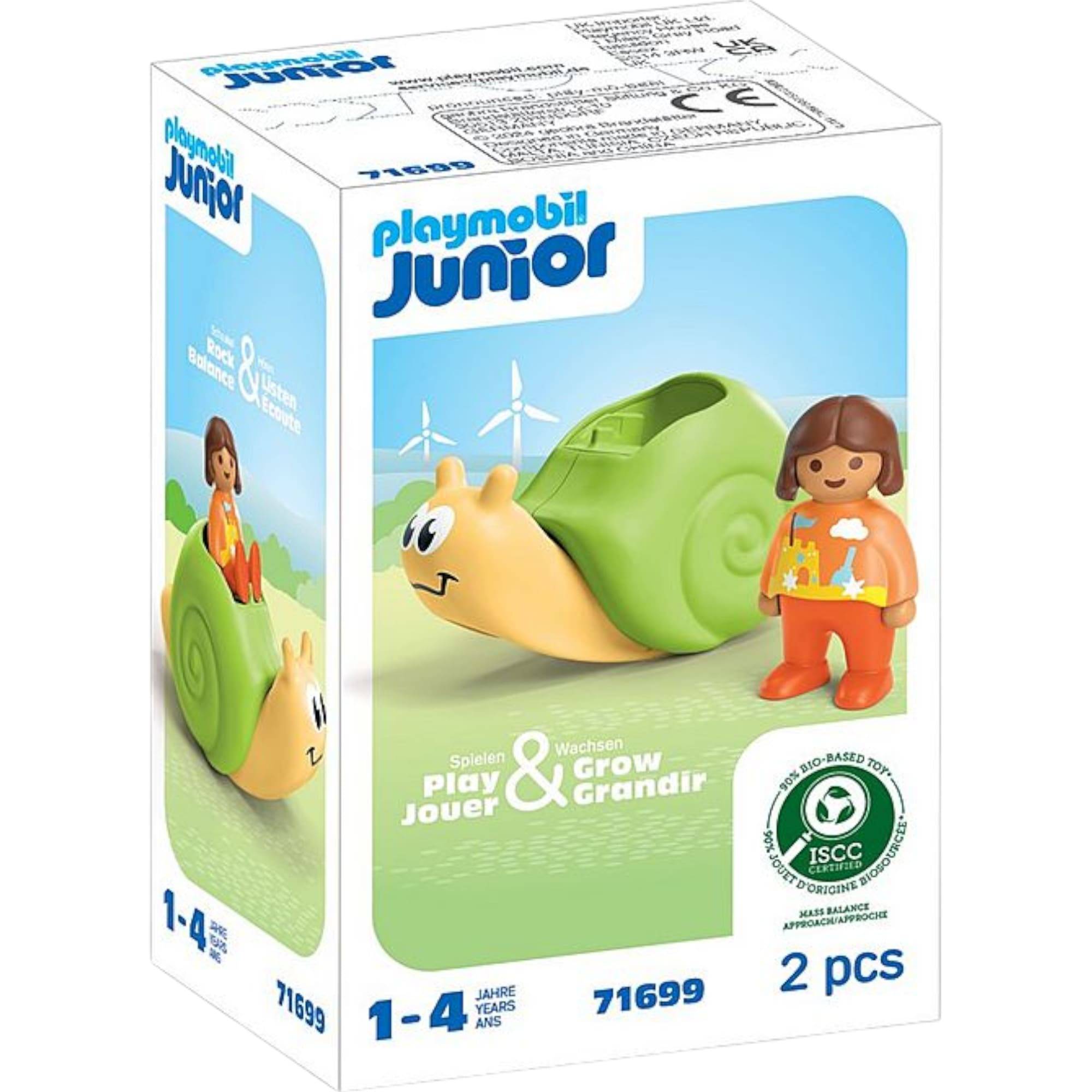 PLAYMOBIL® 71699 Junior 1.2.3 Schaukelschnecke mit Rasselfunktion