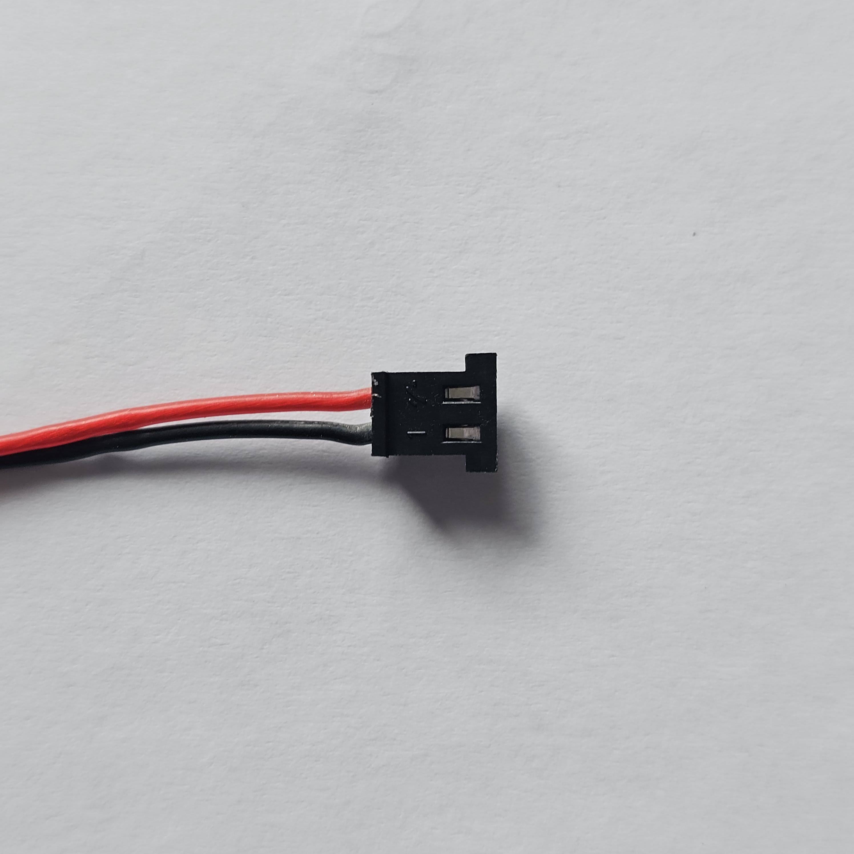 Senderakkuanschlusskabel JR, 0,25 mm², Silikon, 20 cm