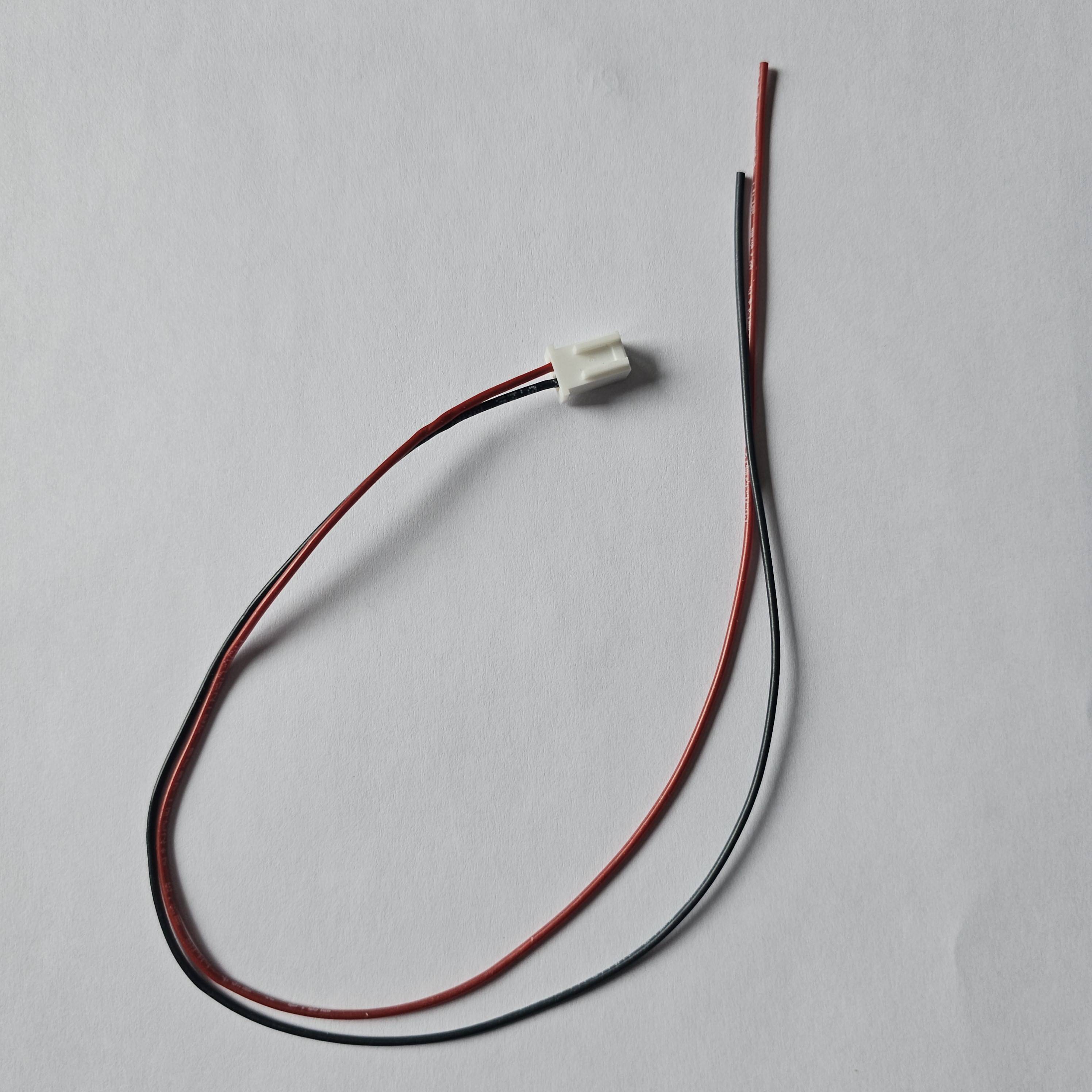 Akkuanschlusskabel für Minicars, 0,25 mm², Silikonlitze, 30 cm