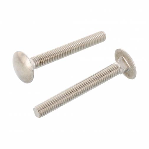 S+P DIN 603 A2 M 12X120/120 Flachrundschrauben mit Vierkantansatz, Vollgewinde