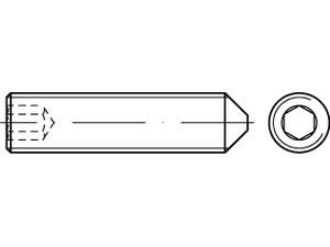 Reyher Gewindestifte DIN 914 45 H M 6 x 8 galv. verzinkt (1000)