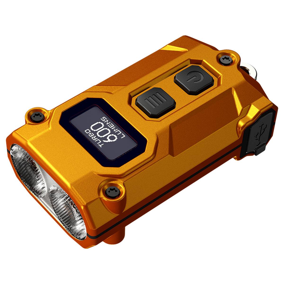 Nitecore TINI 3 LED-Schlüsselanhänger-Taschenlampe 600 Lumen Orange, Li-Ion