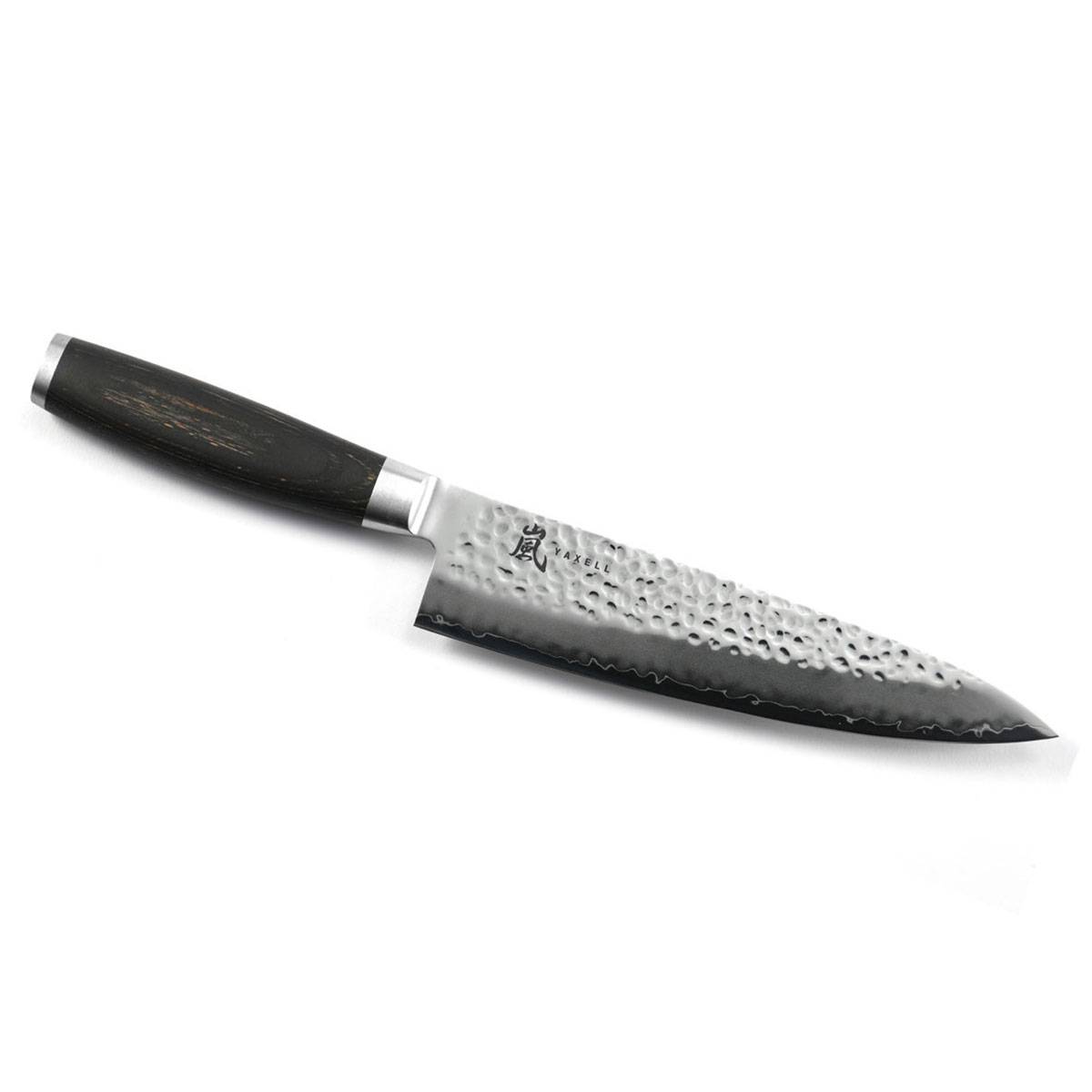 Yaxell TAISHI Kochmesser Hammerschlag - Pakkaholz 20 cm