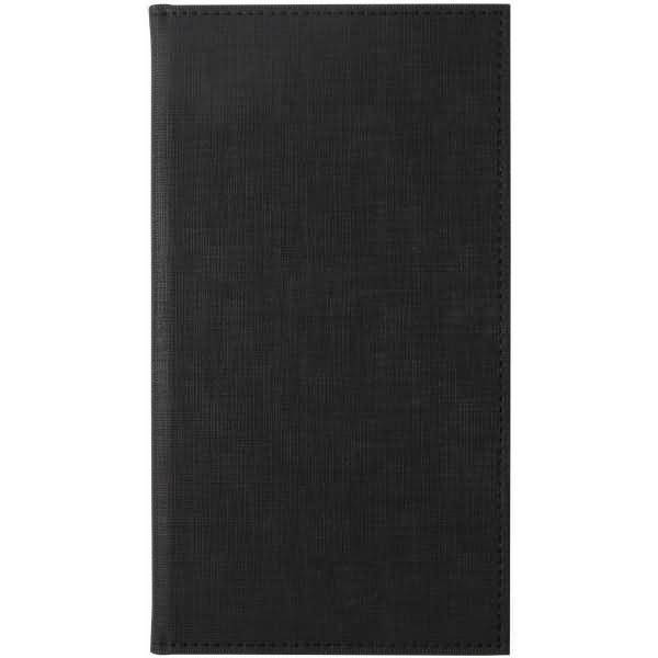 Rechnungs-Mappe Kunststoff schwarz 130x230x10mm