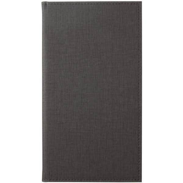 Rechnungs-Mappe Kunststoff anthrazit 130x230x10mm
