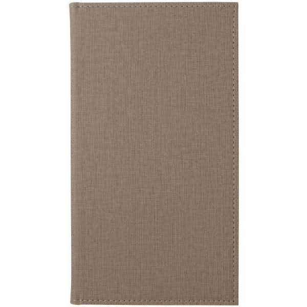 Rechnungs-Mappe Kunststoff beige 130x230x10mm