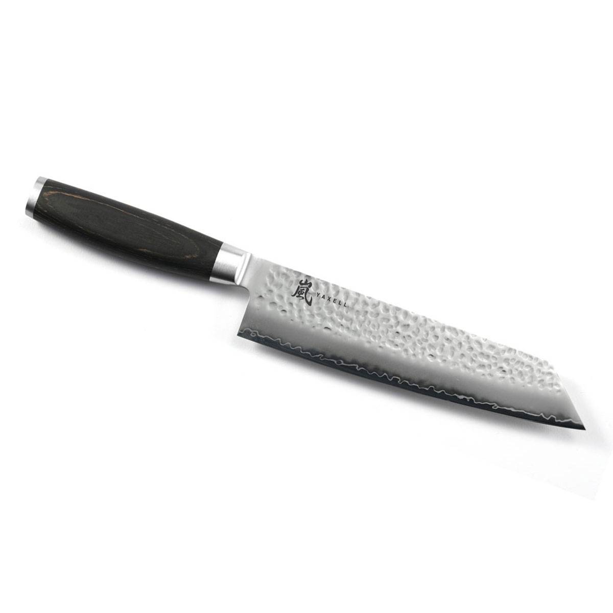 Yaxell TAISHI Kiritsuke-Messer Hammerschlag - Pakkaholz 20 cm