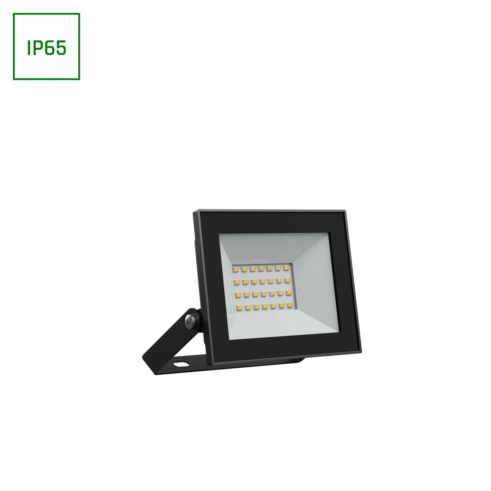 Spectrum LED NOCTIS LUX 4 Fluter 20W Strahler 1650lm schwarz 100° 230V IP65 IK07 Neutralweiß 4000K