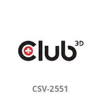 Club3D USB-C 8in1-HUB >DP1.4/HDMI2.0/USB-C/LAN 8K30Hz