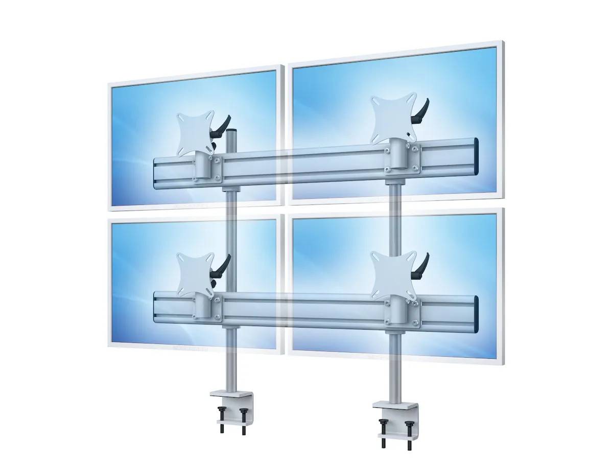 Flat-System Tisch-Klemme 2+2 - 25''-32''