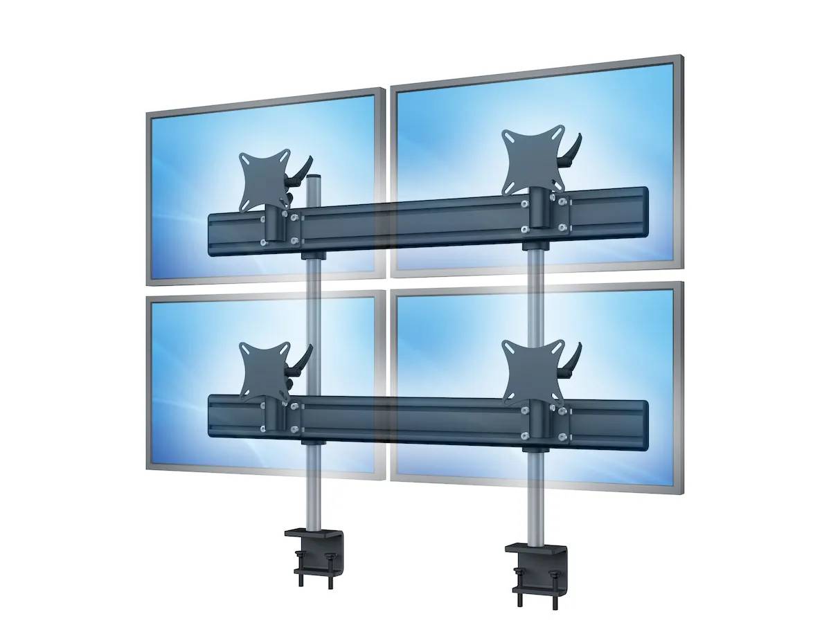 Flat-System Tisch-Klemme 2+2 - 25''-32''