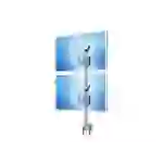 Flat-System Tisch-Klemme 1+1 - 25''-32'' Flat-System Tisch-Klemme 1+1 - 25''-32''