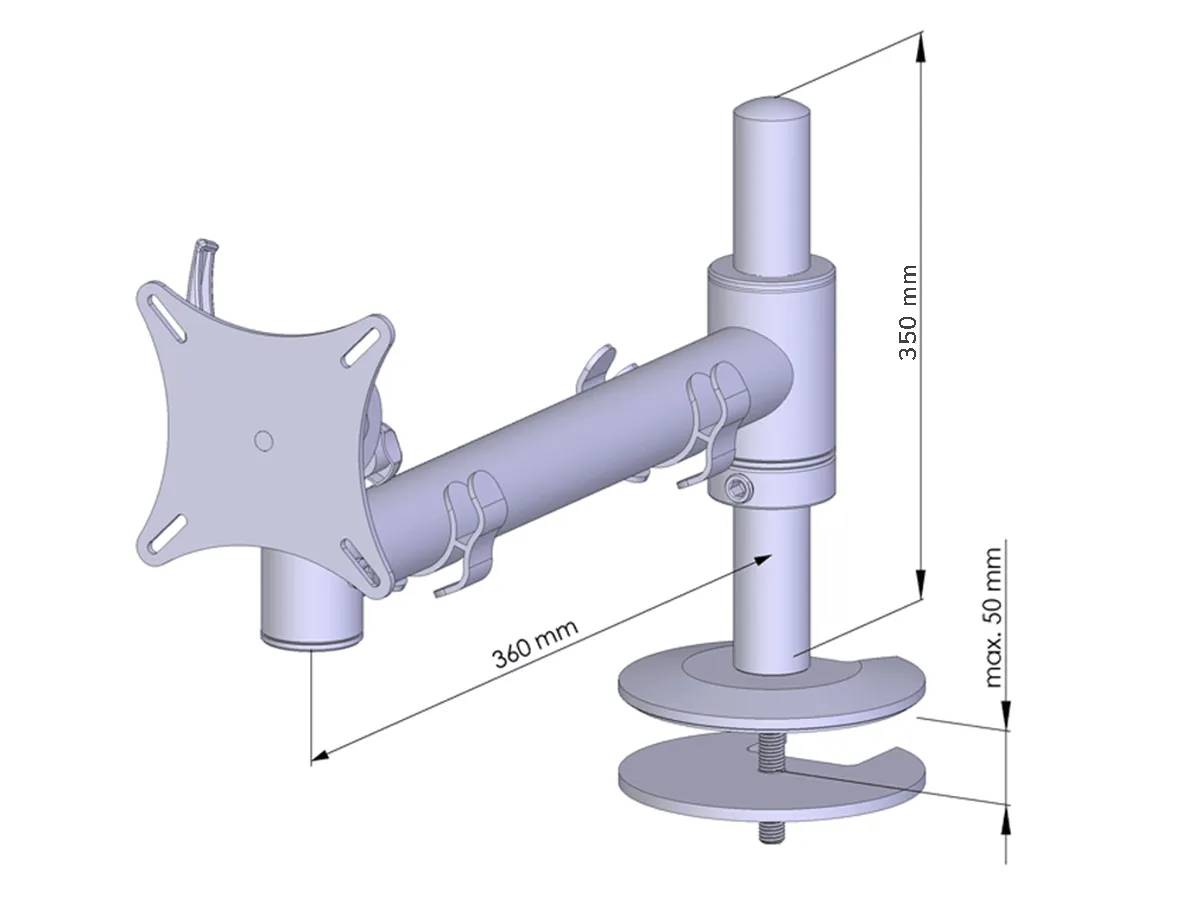TFT-Star Einbau mit Auslass (MA) - 25"-32"