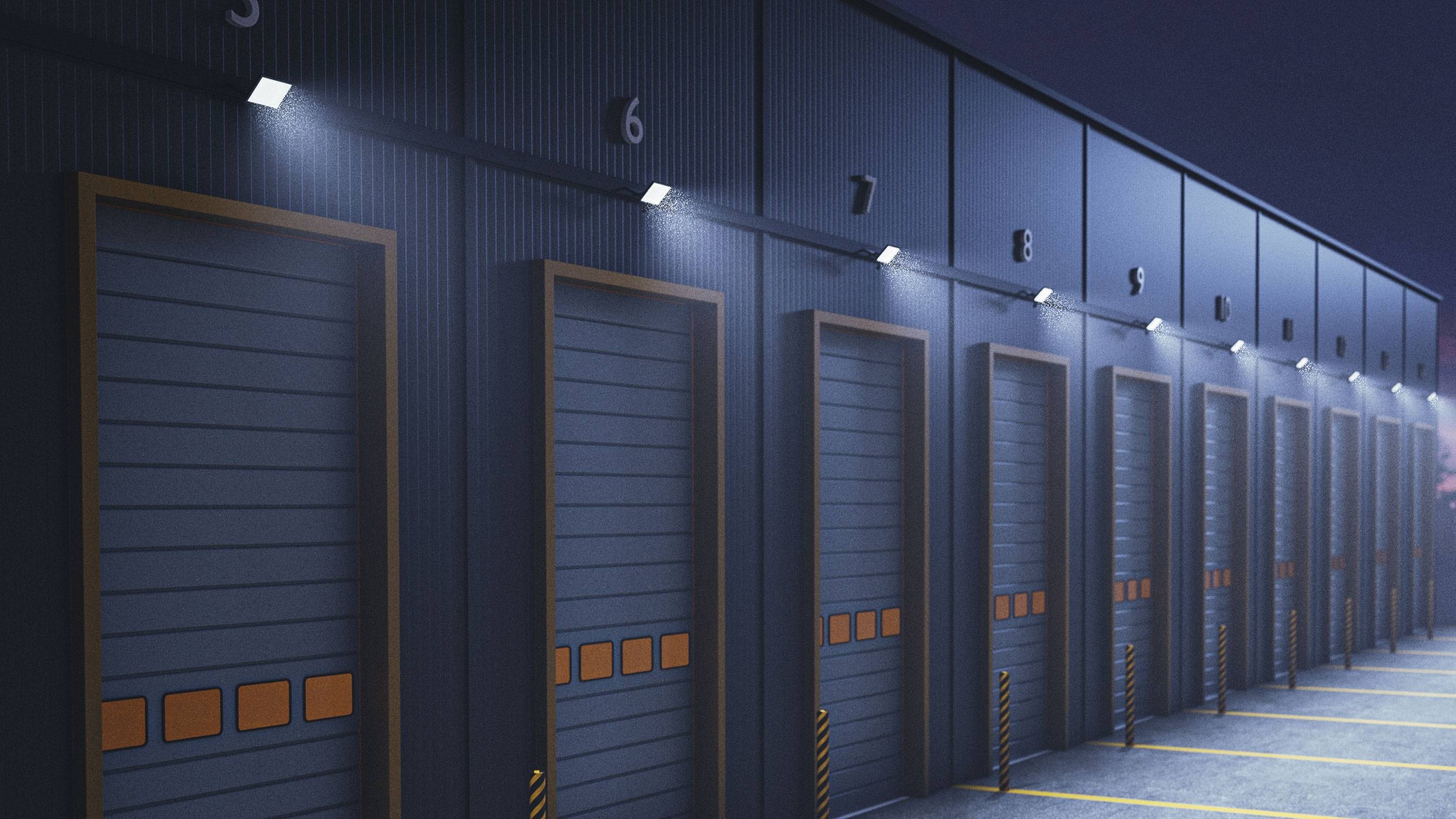 Spectrum LED NOCTIS LUX 4 Fluter 100W Strahler 8700lm schwarz 100° 230V IP65 IK07 Neutralweiß 4000K