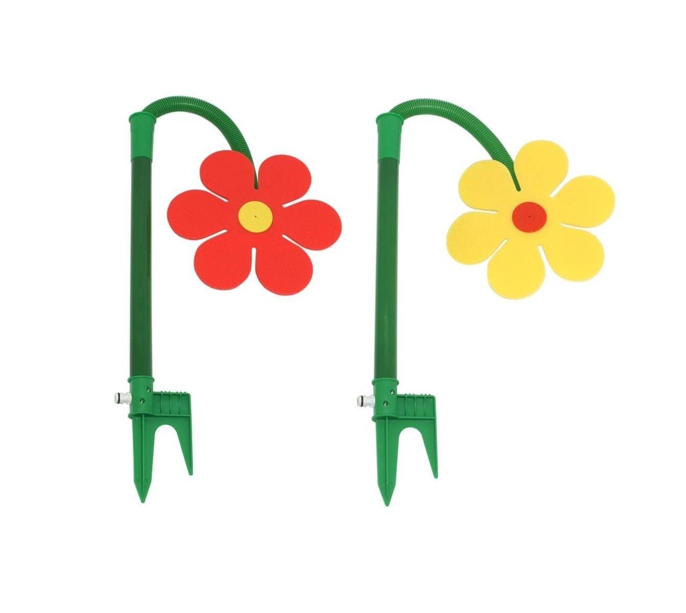 Neustanlo | Rasensprinkler Tanzende Blume | 2er Pack | farblich Sortiert | Bewässerung Sprenger beweglich | der ideale Spaß für den Garten
