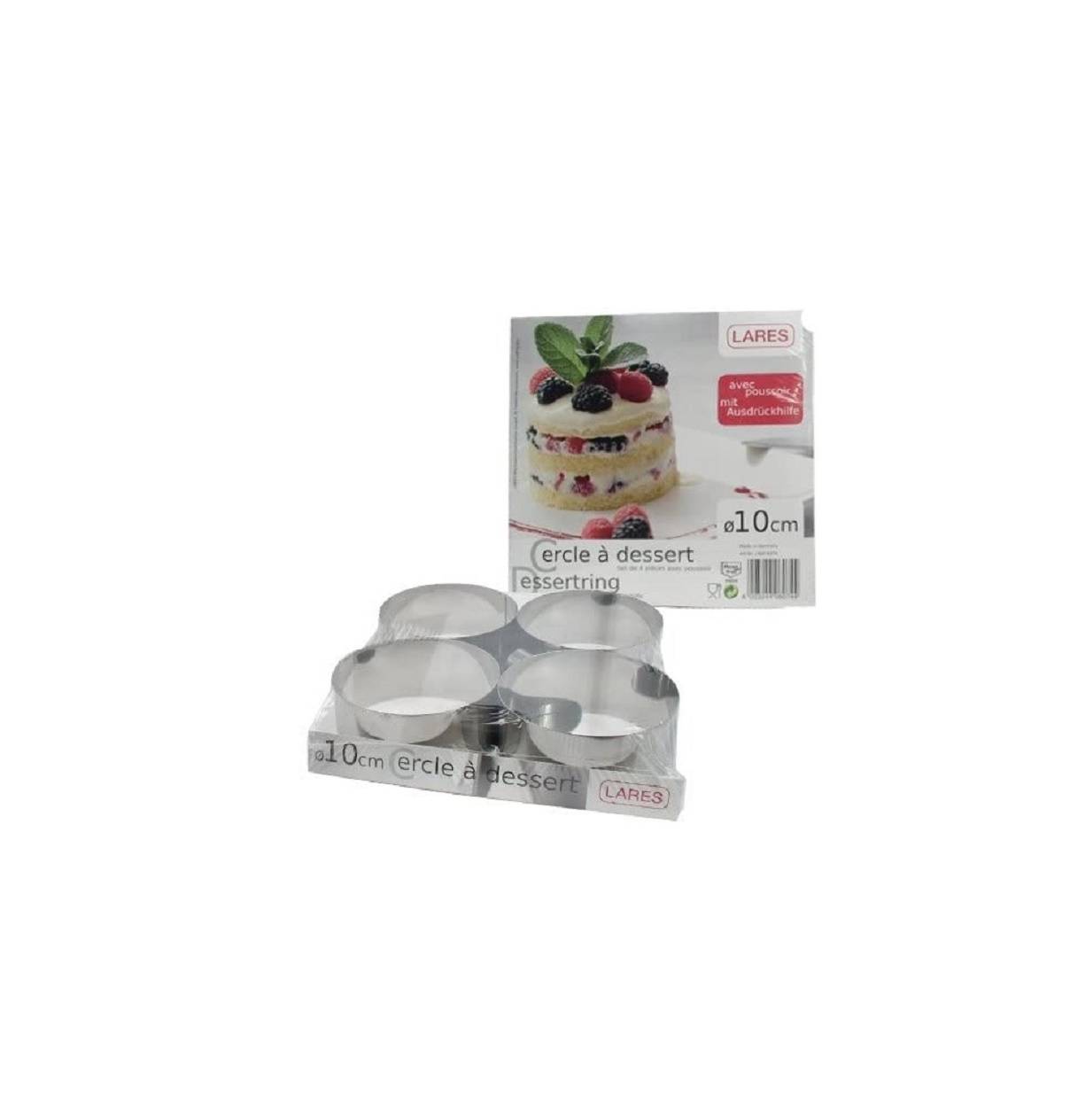 Lares 6074 Speisering,10 cm, 4 Stück