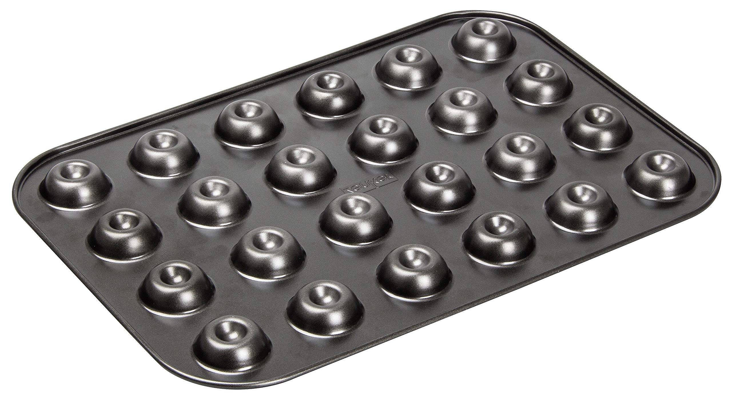 Zenker Husarenkrapfen-/ Engelsaugenblech Sparkling Christmas, Ofenblech mit Teflon Antihaftbeschichtung für kinderleichtes Backen, hochwertige Form