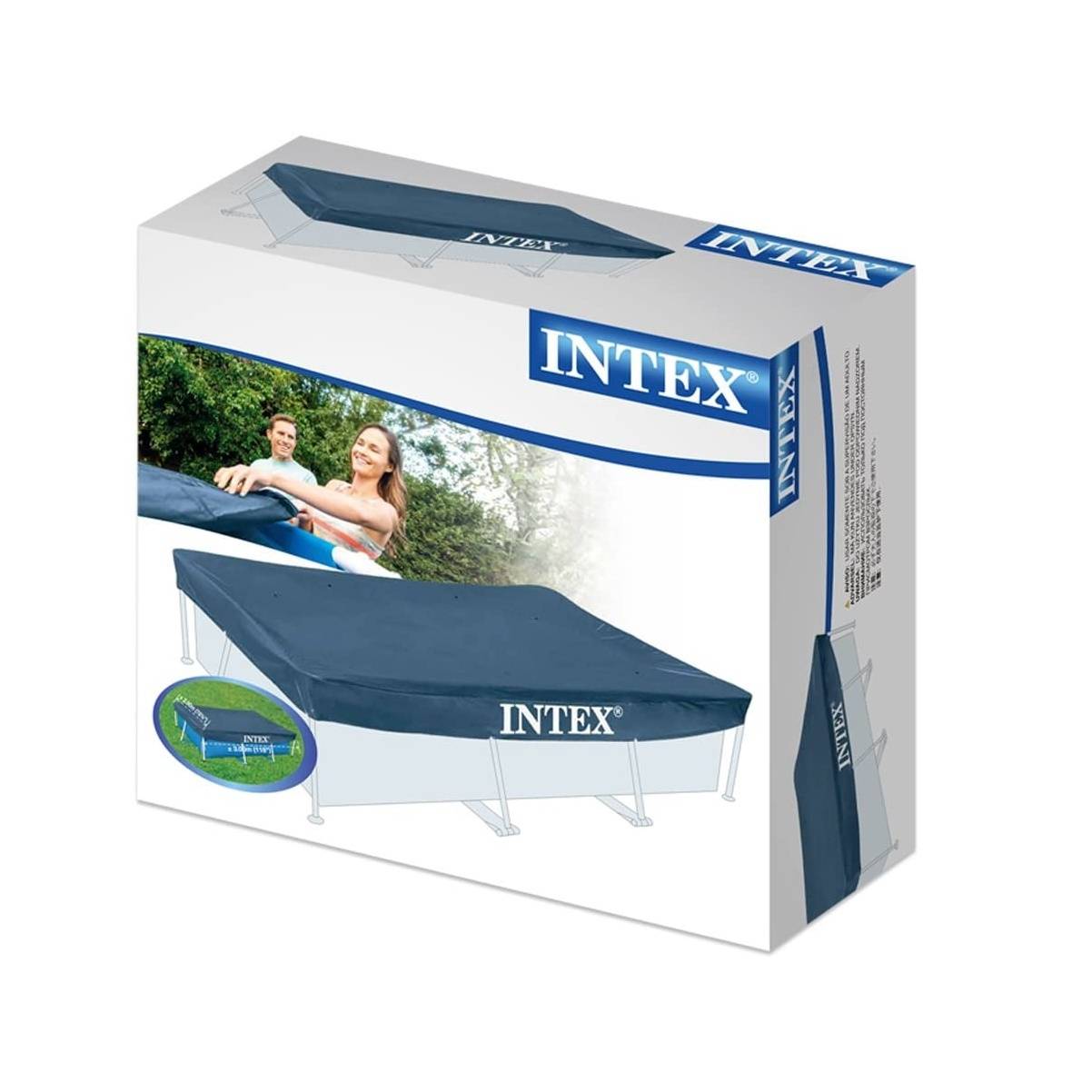 Intex Rectangular Pool Cover - Poolabdeckplane - 300 x 200 cm - Für Rectangular Frame Pool