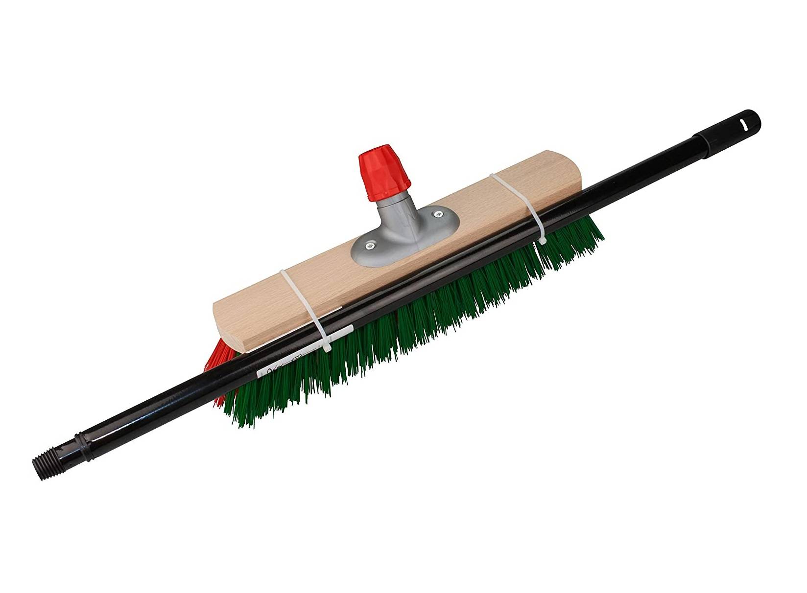 BÜMAG | Garten- & Straßenbesen | 40 cm | mit PVC-Beborstung | Teleskopstiel - klassisch | effizient und gut