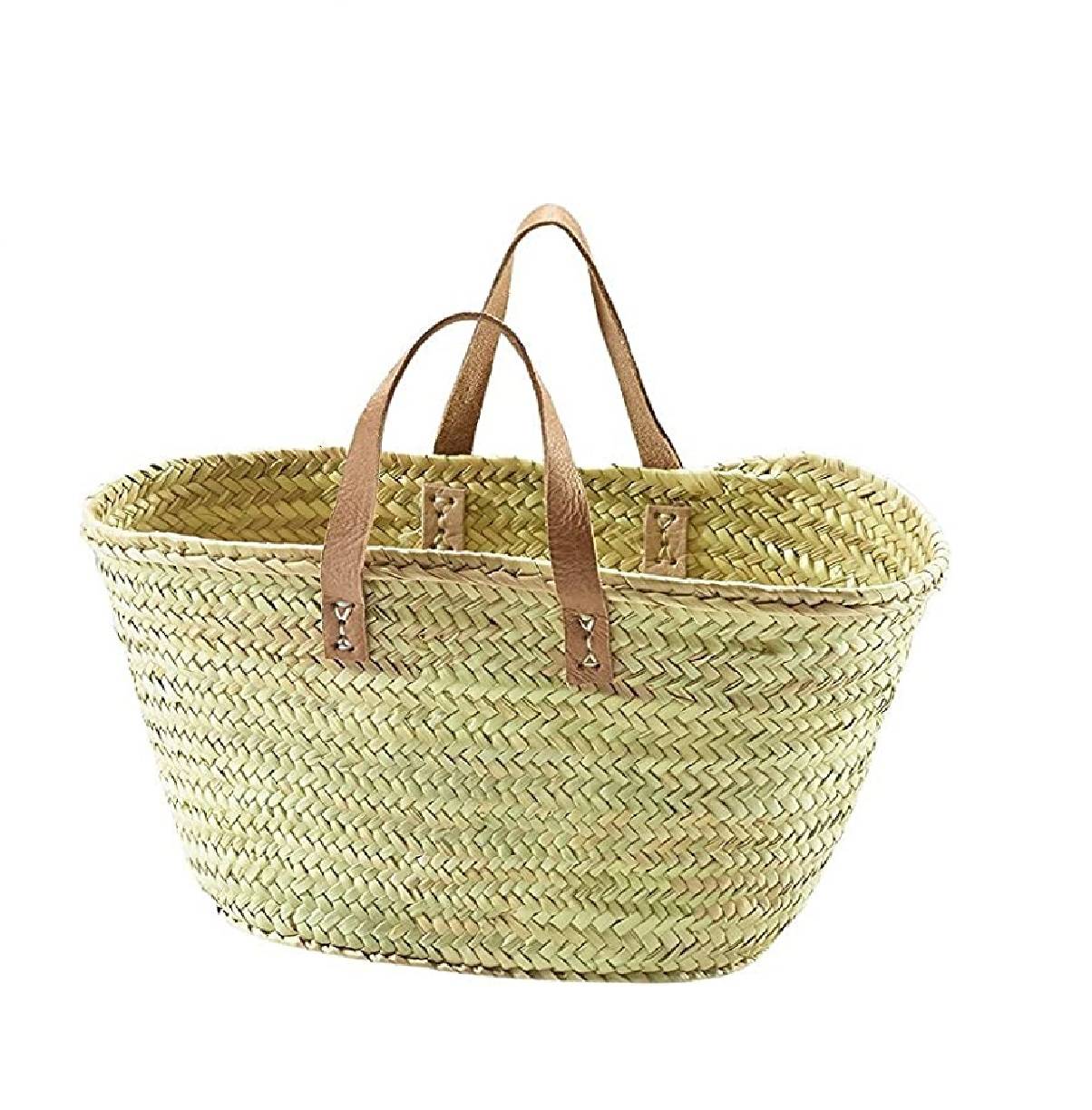 NEUSTANLO® Einkaufstasche Strandtasche Badetasche Palmtasche (Klein Kurze Henkel)