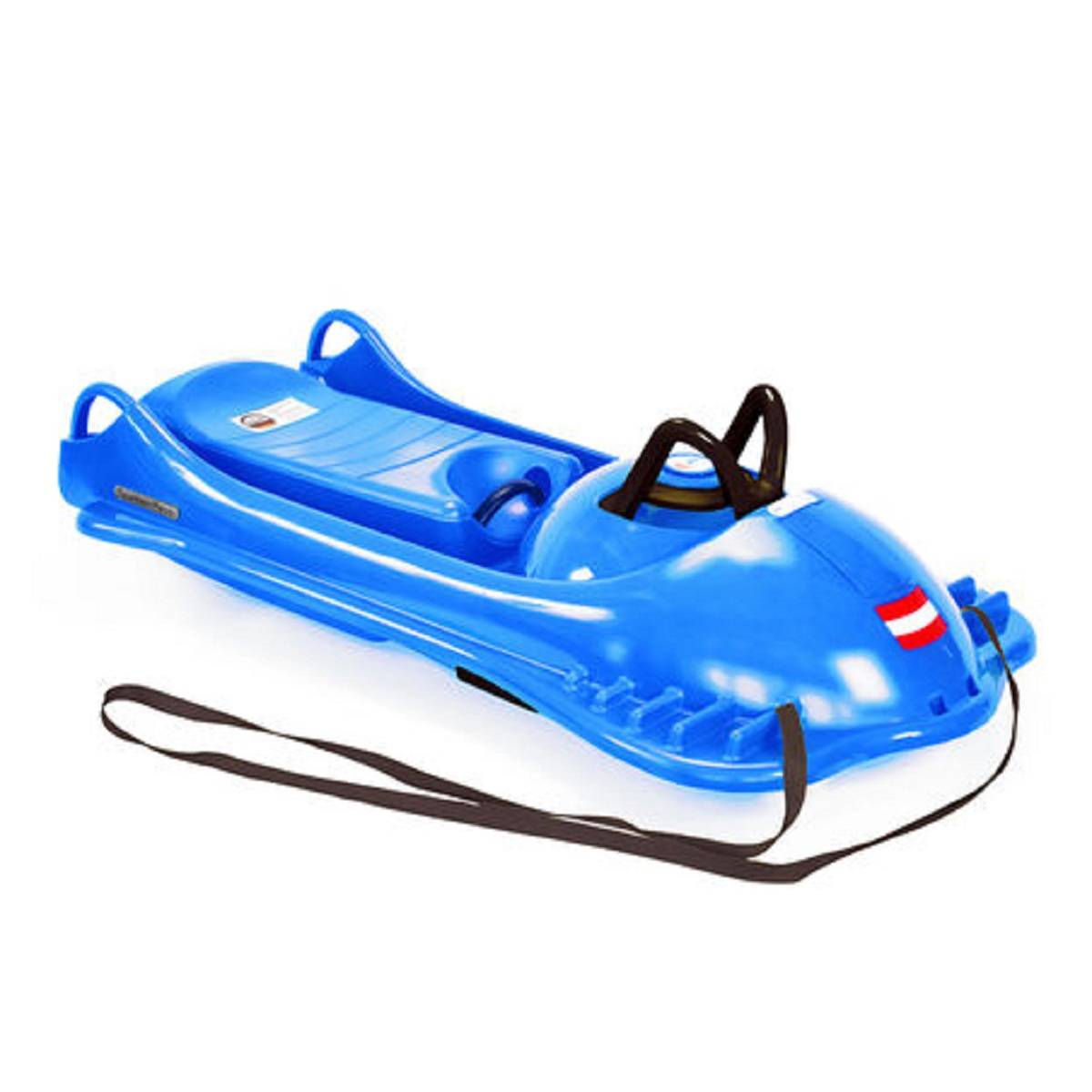 KHW | Lenkschlitten Mountain Racer | Farbe: iceblue | ergonomischer Sitz | robuste Bauweise | hohe Geschwindigkeit & Stabilität | perfekt für Abente