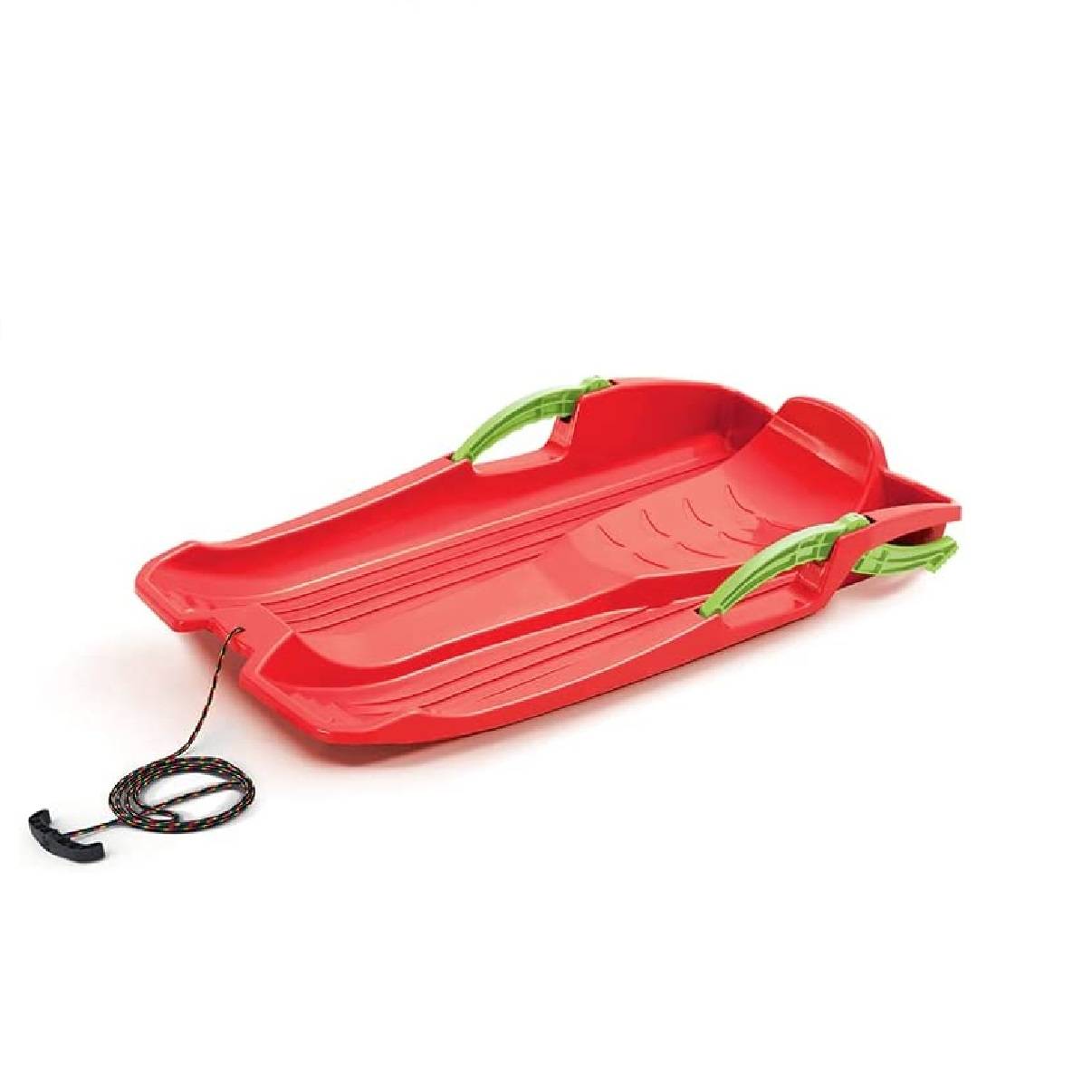 Neustanlo | Rodel Bob Schlitten Hornet | mit Zugseil und Griff | dynamisches Design | ideal für winterlichen Spaß