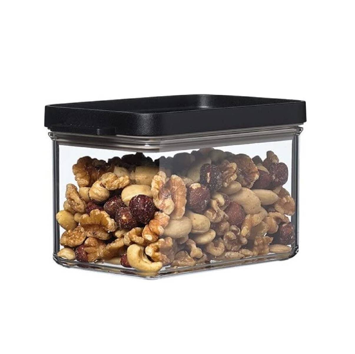 Mepal 4-tlg Vorratsdosen Spar-Set Omnia 700 ml Nordic Black Vorratsdose Frischhaltedose - ideal für die Aufbewahrung von trockenen Lebensmitteln