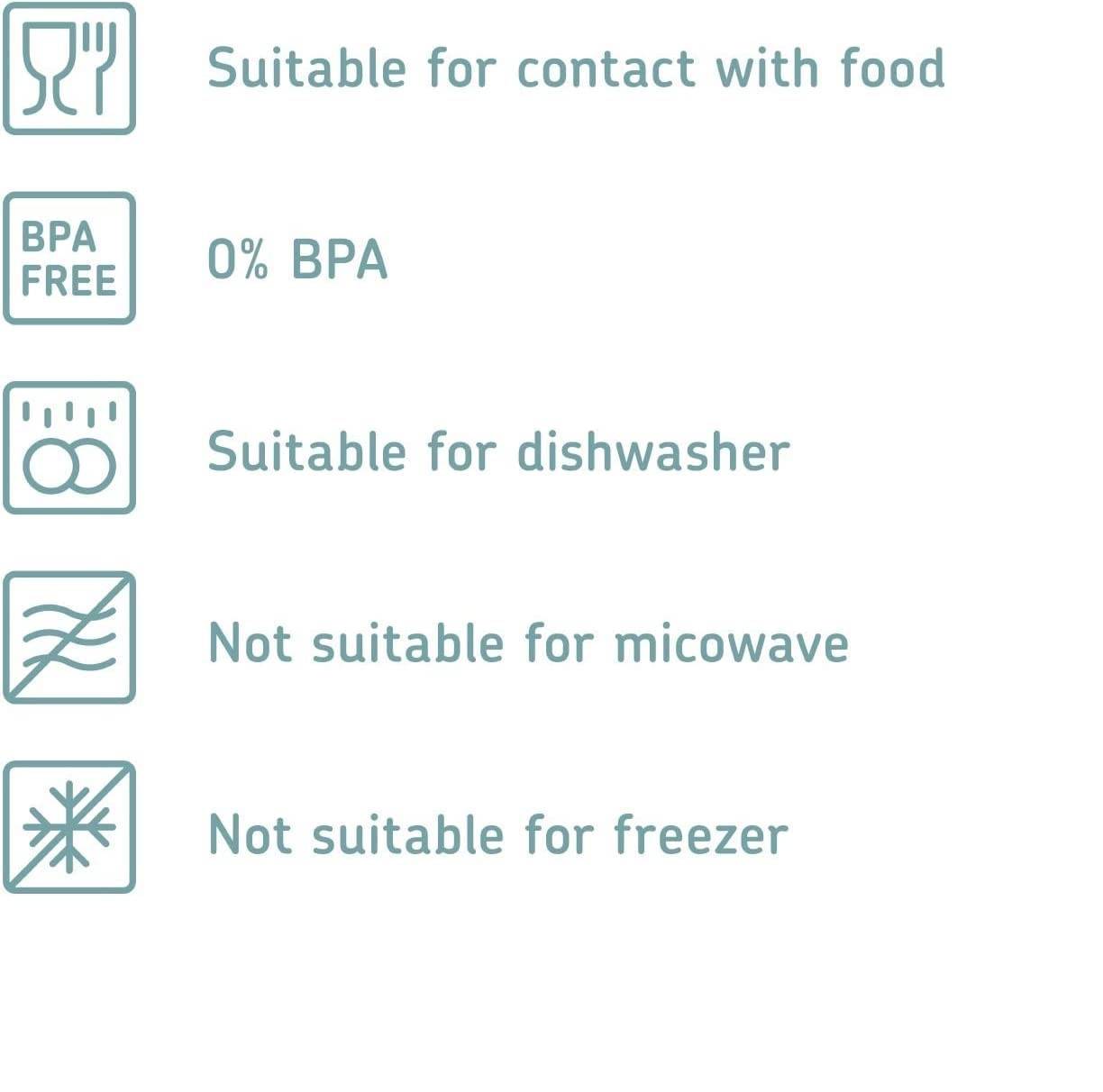 Mepal 4-tlg Vorratsdosen Spar-Set Omnia 700 ml Nordic White/Weiß Vorratsdose Frischhaltedose - ideal für die Aufbewahrung von trockenen Lebensmittel