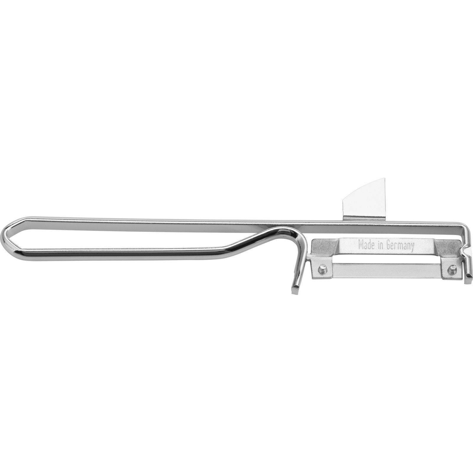 Westmark 2 Universal-Sparschäler/Pendelschäler mit geschärftem Ausstecher, Edelstahlklinge, Famos, Metall/Verchromt, 106122E4