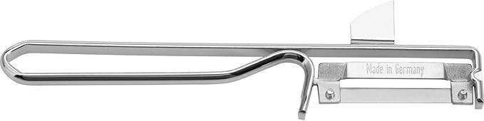 Westmark 2 Universal-Sparschäler/Pendelschäler mit geschärftem Ausstecher, Edelstahlklinge, Famos, Metall/Verchromt, 106122E4