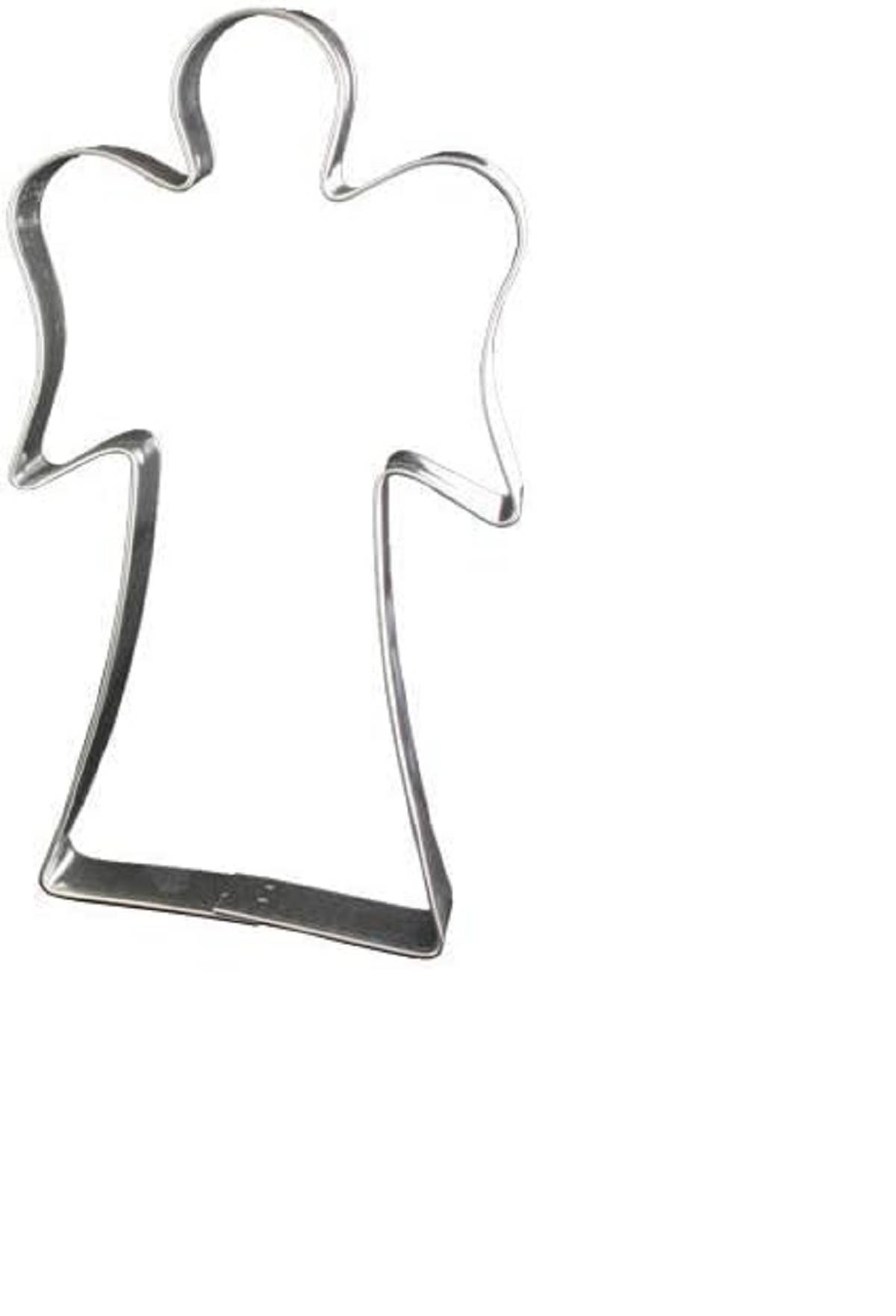 Lares Ausstecher/Ausstechform Riesen Engel - aus Weißblech - für Plätzchen, Kekse, Lebkuchen - Größe: 19cm - Made in Germany