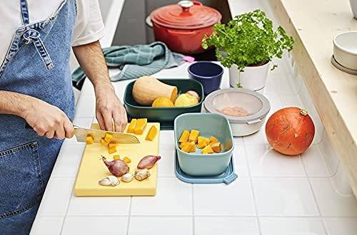 Mepal - Multi Bowl Cirqula Round - Vorratsdose mit Deckel - Geeignet als Luftdichte Aufbewahrungsbox für den Kühlschrank, Mikrowellengeschirr & als