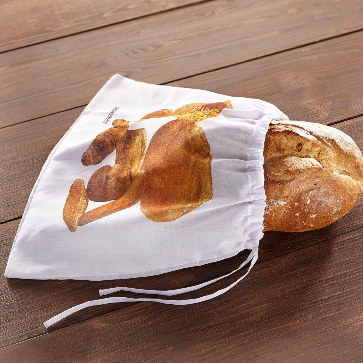 FACKELMANN 43511 Brotbeutel, Baumwolle, 43 x 34 cm